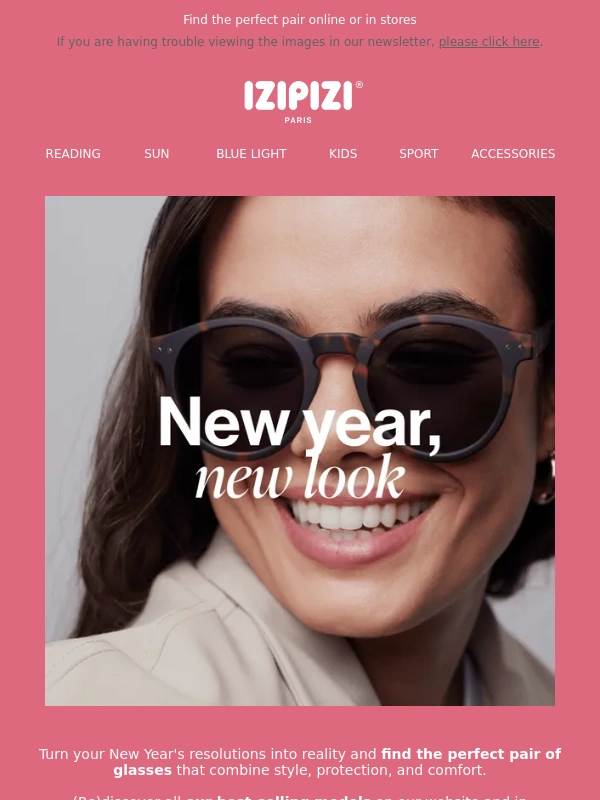 IZIPIZI - 2025: New Year,New Look?