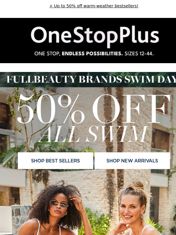 OneStopPlus - ?Dive into 60% OFF summer swimwear!