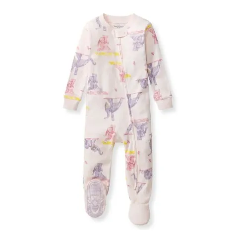 Burt's Bees Baby Yogi Elephants Organic Sleeper