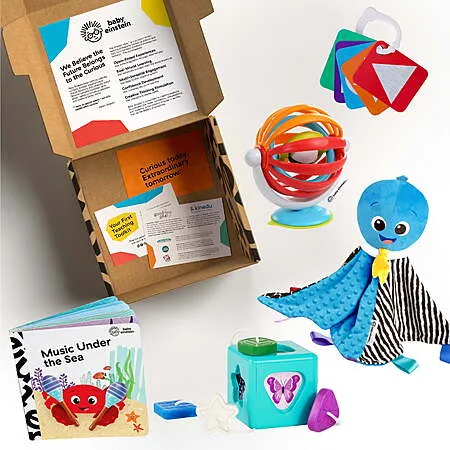 Baby Einstein First Shapes & Senses Teacher Developmental Toys Kit & Gift Set $10.30 + Free S&H w/ Walmart+ or on $35+