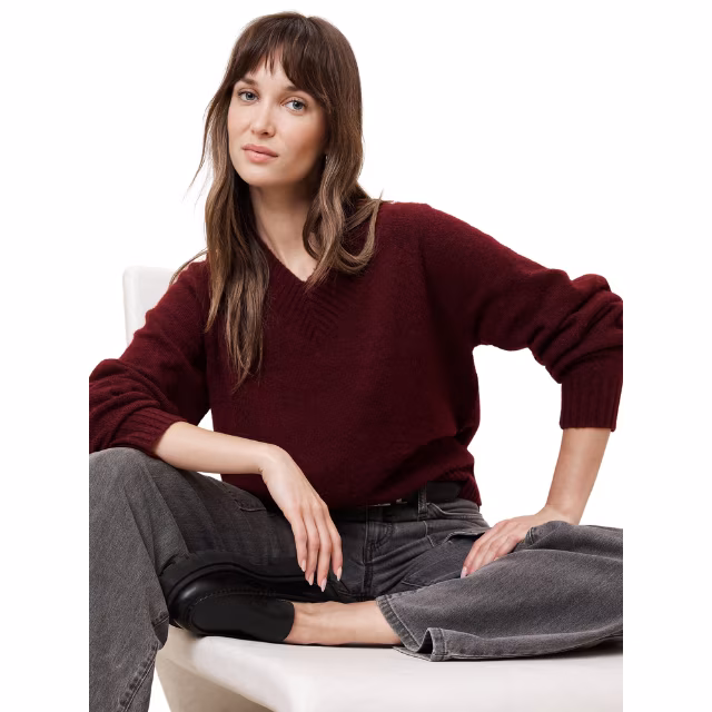Banana Republic Factory Cozy Vee-Neck Sweater