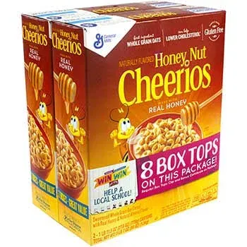 Cereal Cheerios Honey Nut