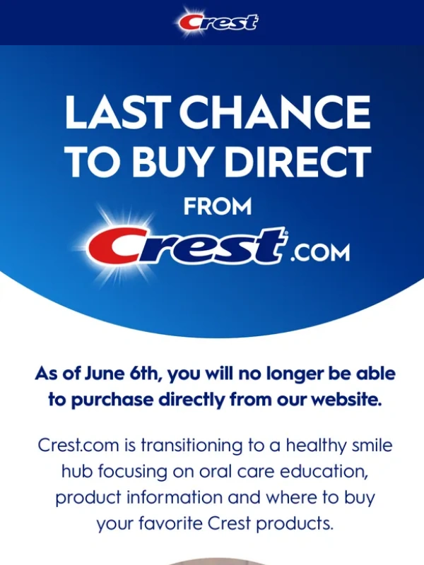Crest White Smile - Online Store is Closing