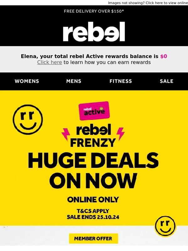 Rebel Sport - Last Chance! ⏱️ rebel Frenzy sale ends tonight