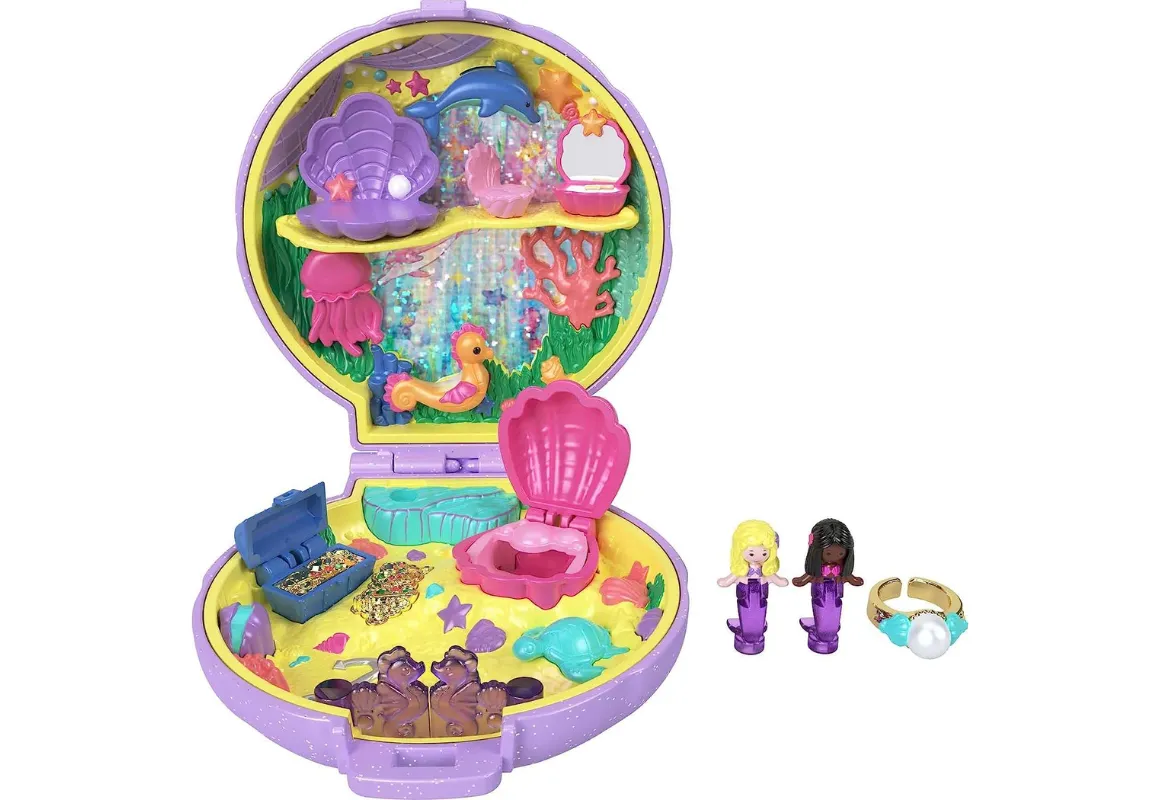 Polly Pocket Keepsake Collection Mermaid Dreams Collectible Compact