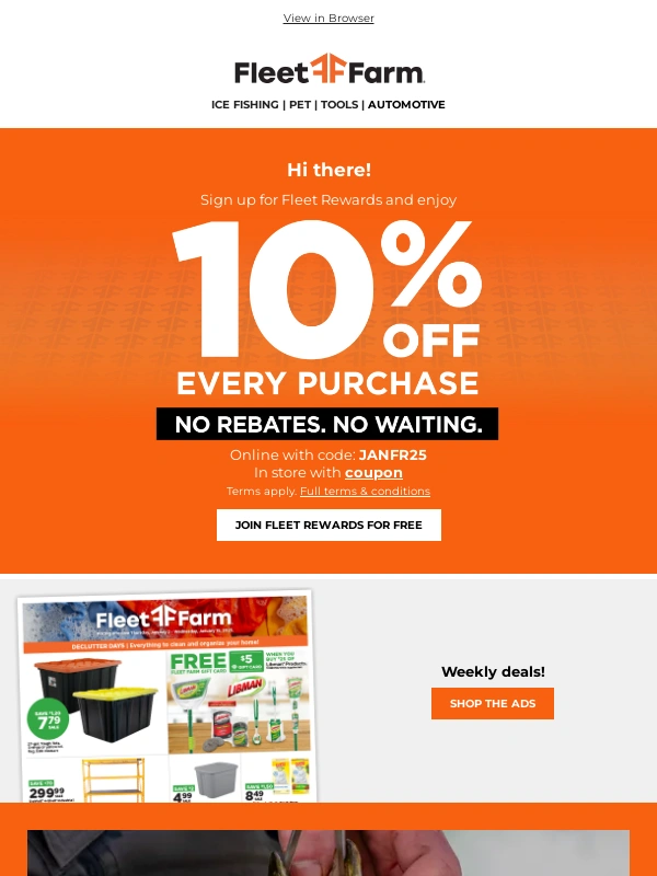 Mills Fleet Farm - Gear up for your next ice fishing adventure