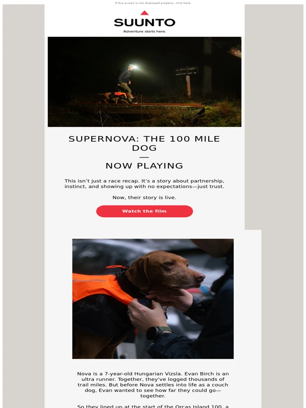 Suunto - SuperNova: The 100 Mile Dog