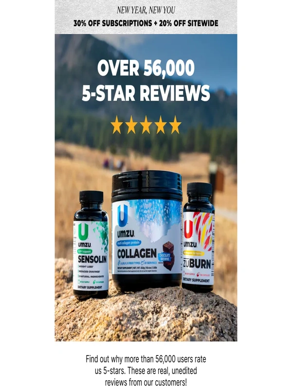 UMZU - 56,000+ 5-STAR REVIEWS