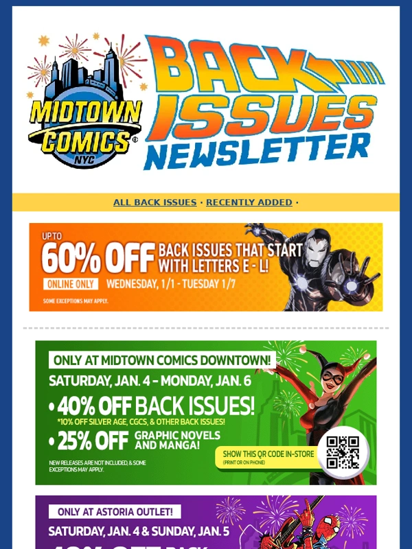 Midtown Comics - Back Issues This Week: Superman,Avengers,Amazing Spider-Man,Superman's Girlfriend Lois Lane,and more!