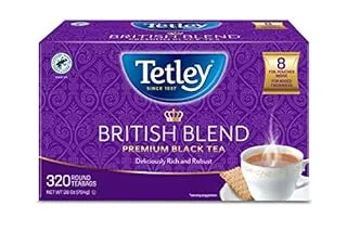 320-Count Tetley British Blend Premium Black Tea $11.32 w/ S&S + Free Shipping w/ Prime or on $35+