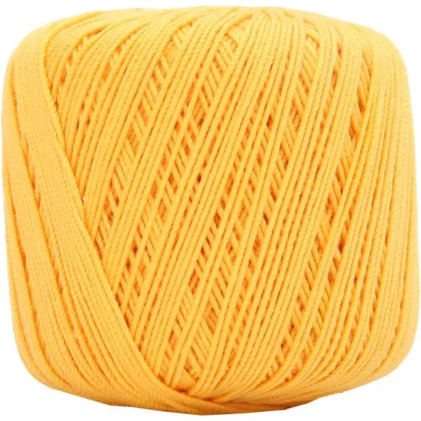 Cotton Crochet Thread Size 3 Pollen Gold 140 yds