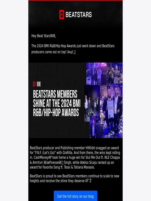 BeatStars - From BeatStars to BMI Awards - our producers are crushing it!