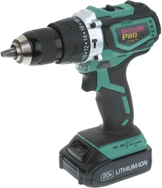 Grizzly PRO 20V Hammer Drill Kit T30290X