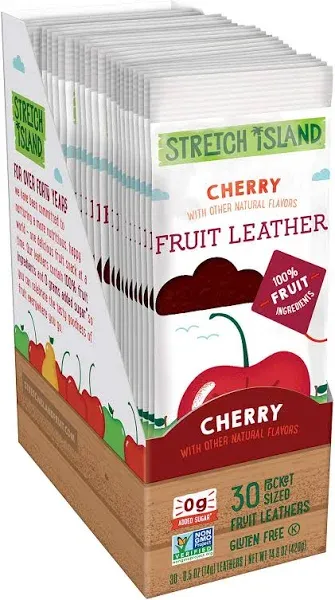 Stretch Island Cherry Fruit Leather 30 Count