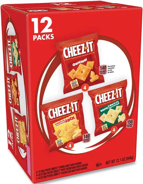 Cheez-It Baked Snack Crackers Variety Pack