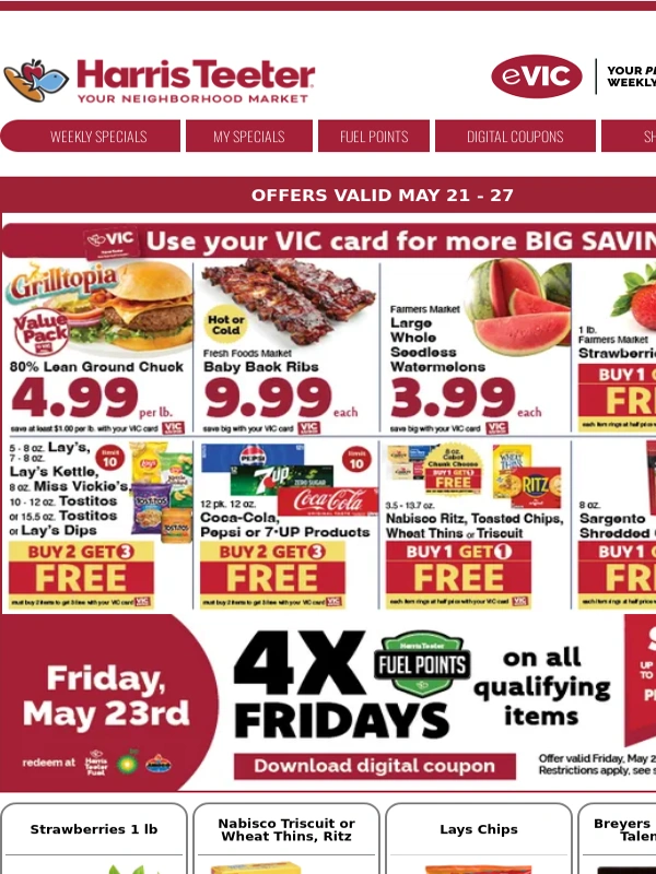 Harris Teeter - Your Harris Teeter Weekly Specials