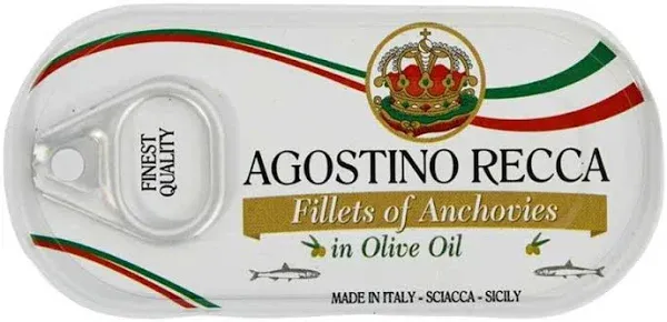 Agostino Recca Anchovies Fillets in Olive Oil