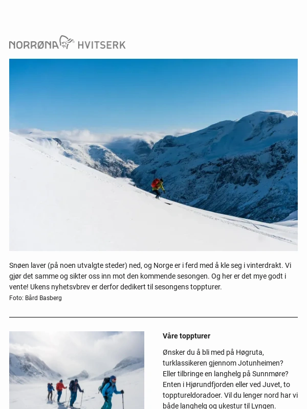 Norrona - En toppturvinter i vente