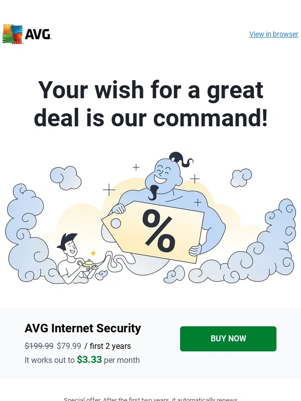 AVG - ?‍♀️ Save 60% on 2 years of AVG Internet Security