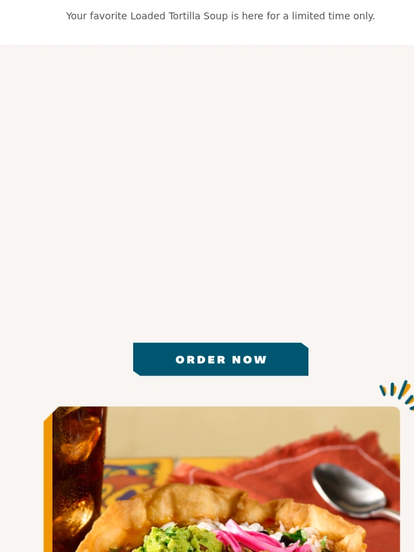 Qdoba - Loaded Tortilla Soup is back!! ?