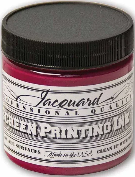Jacquard Professional Screen Printing Ink 4oz Magenta