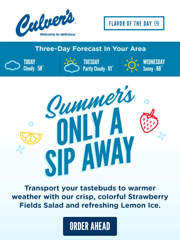Culvers - Dig Into a BERRY Delicious Duo ??