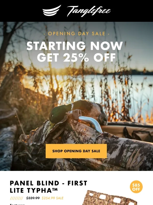 Tanglefree - Opening Day Sale is here!