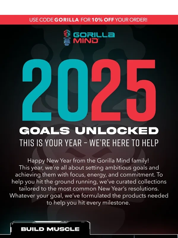 Gorilla Mind - ? New Year,New Goals – Let’s Crush Them Together!
