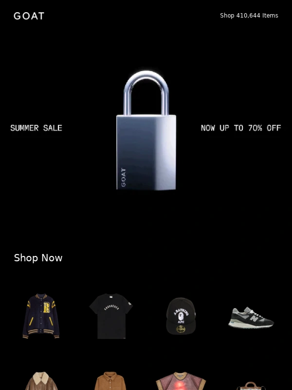 Goat - SUMMER SALE: Now Up to 70% Off