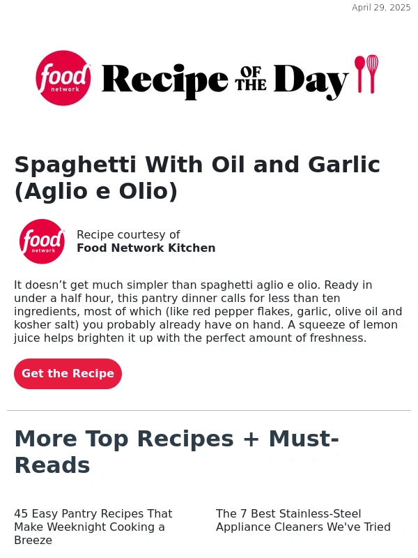 Food Network - Make This 5-Star Pasta With Pantry Ingredients