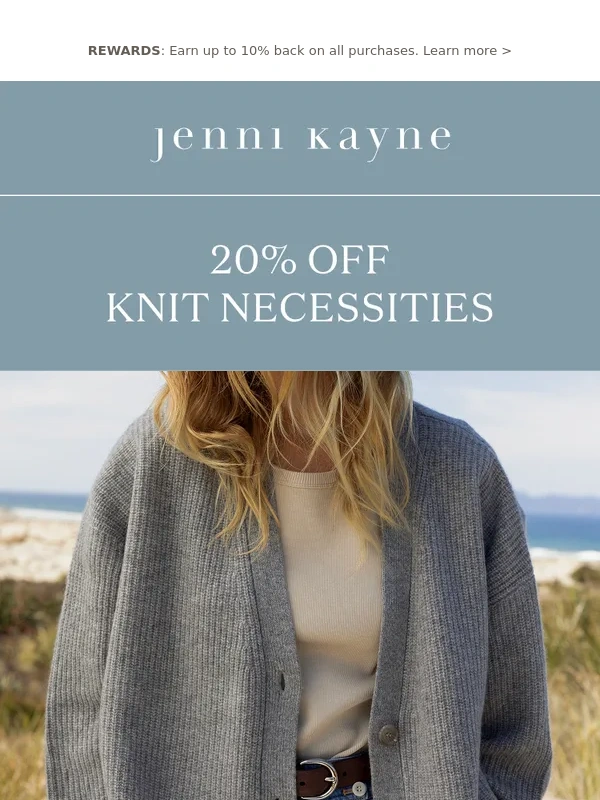 Jenni Kayne - 20% Off Knits You Know And Love