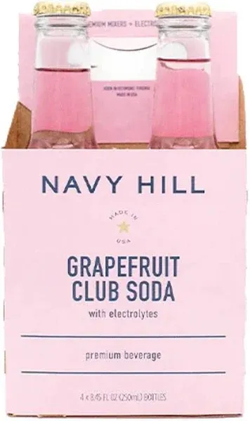 Navy Hill Club Soda Grapefruit Flavored Soda & Tonic