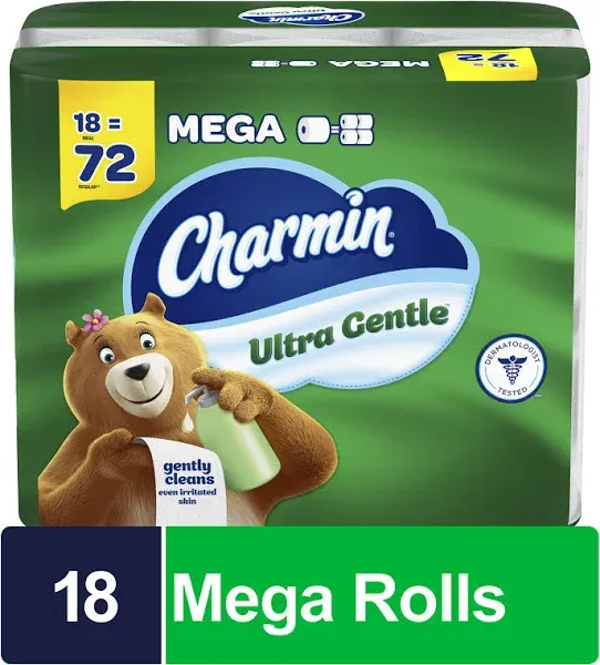 Charmin Ultra Gentle Toilet Paper Mega
