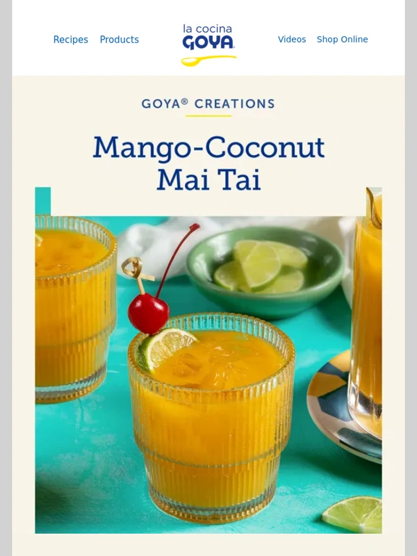 Goya - Mai Tai ??️ a Cocktail with Delicious Tropical Flavor