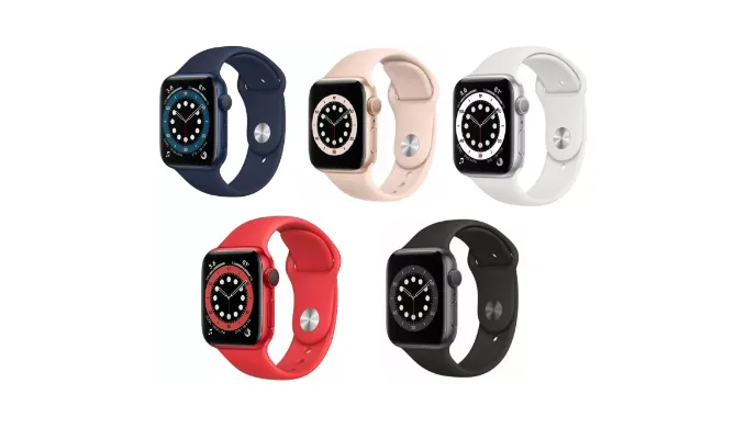 Apple Watch Series 6 40mm 44mm GPS + WiFi + Bluetooth – All Colors- Good
