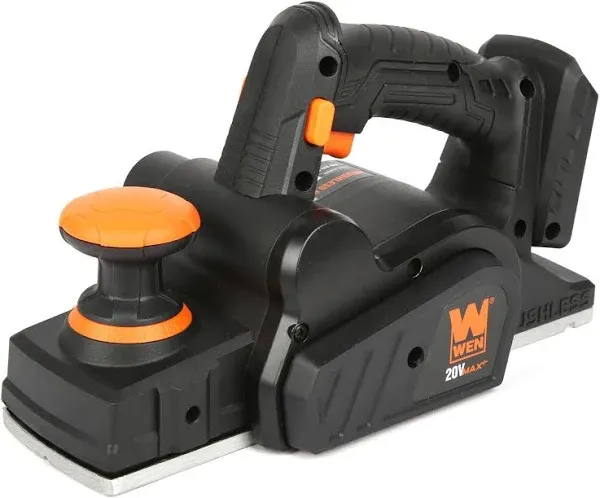 Wen 20653 20V Max Brushless Cordless 3-1/4-Inch Hand Planer