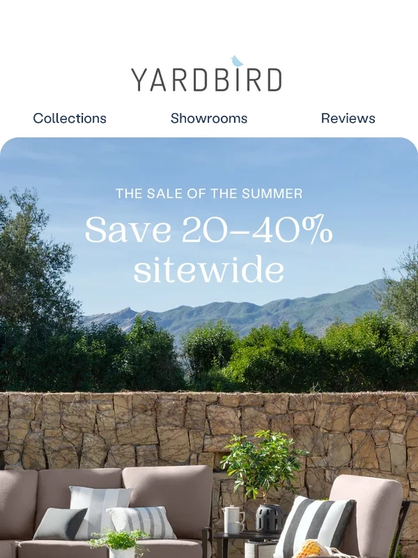 Yardbird - The Sale of the Summer is on now!