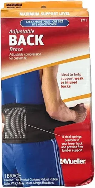 Mueller Sport Care Adjustable Lumbar Back Brace