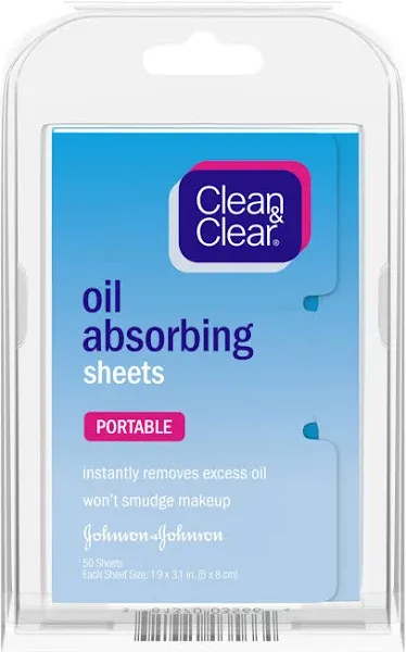 Clean & Clear Oil Absorbing Sheets