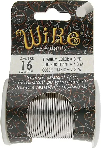The Beadsmith Wire Elements 16-Gauge Lacquered Tarnish-Resistant Copper Wire