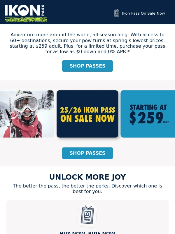 Ikon Pass - Psst.. 25/26 Ikon Pass is on sale