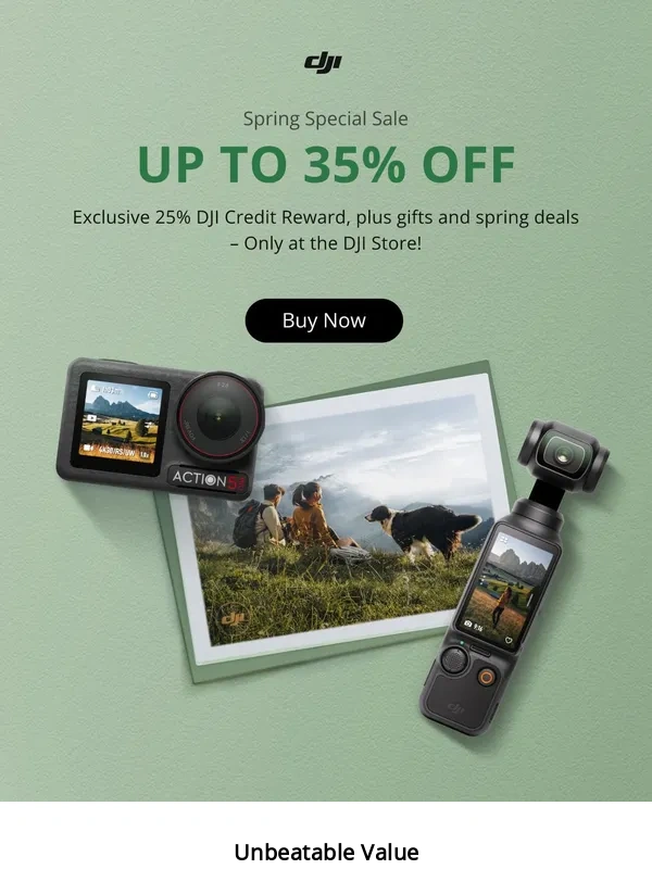 DJI - Hurry! Up to 35% Off – Ending Soon!