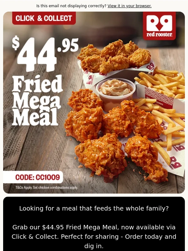 Red Rooster - Fried Mega Meal Awaits!