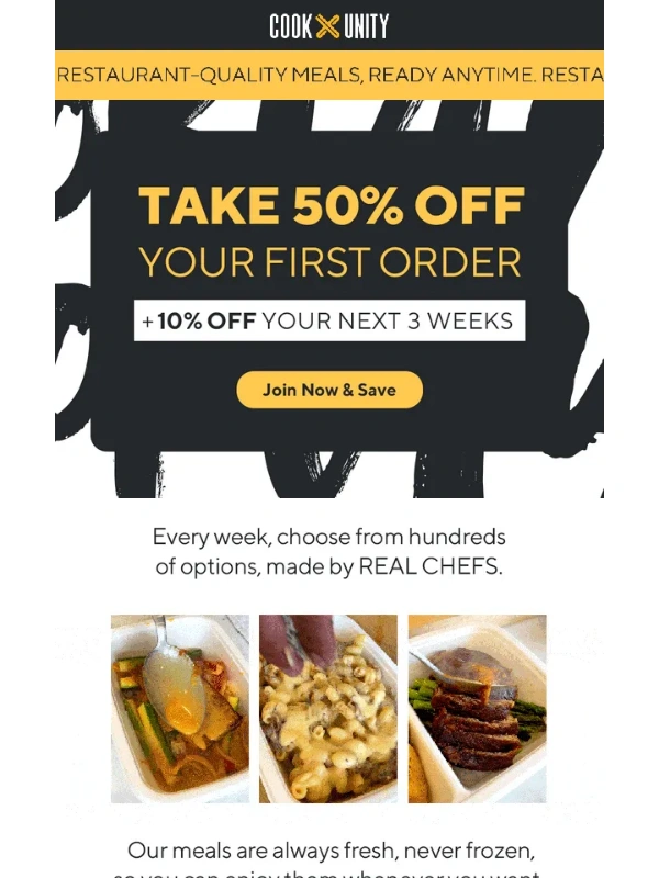 CookUnity - Spending $200 per week on groceries?