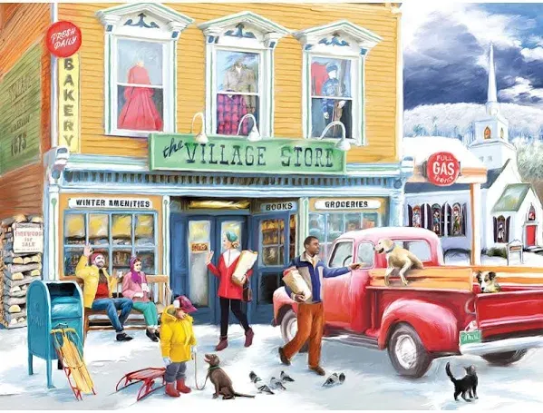 The Village Store Jigsaw Puzzle