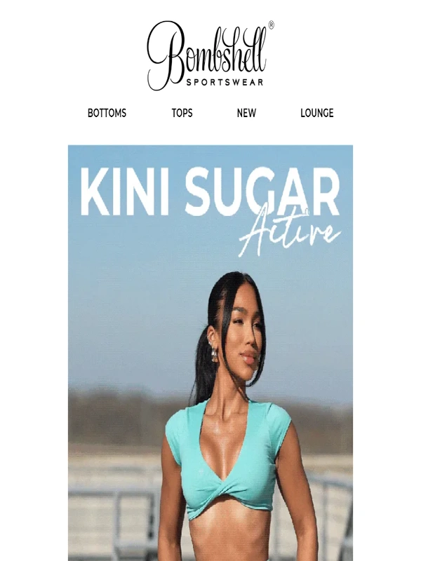 Bombshell Sportswear - Brighten your workout in the New Sugar Kini Collection!