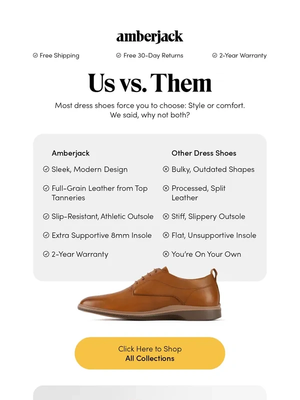 Amberjack - Dress Shoes Designed for the 21st Century ?