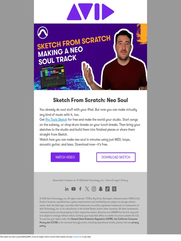 Avid - Making neo soul with Sketch