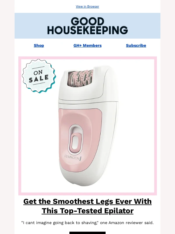 Good Housekeeping - This Best-Selling Hair Remover Is Just $35 Right Now