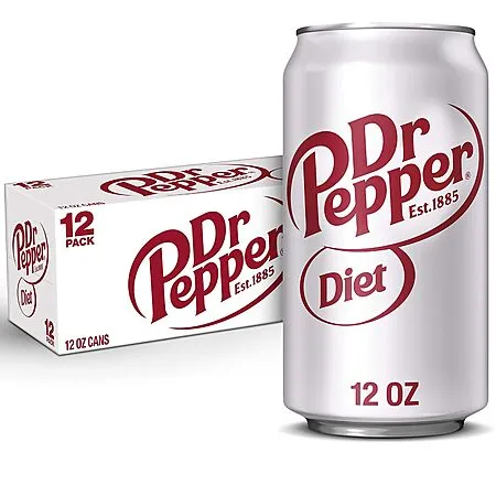Select Accounts: 12-Pack 12oz Diet Dr Pepper Soda